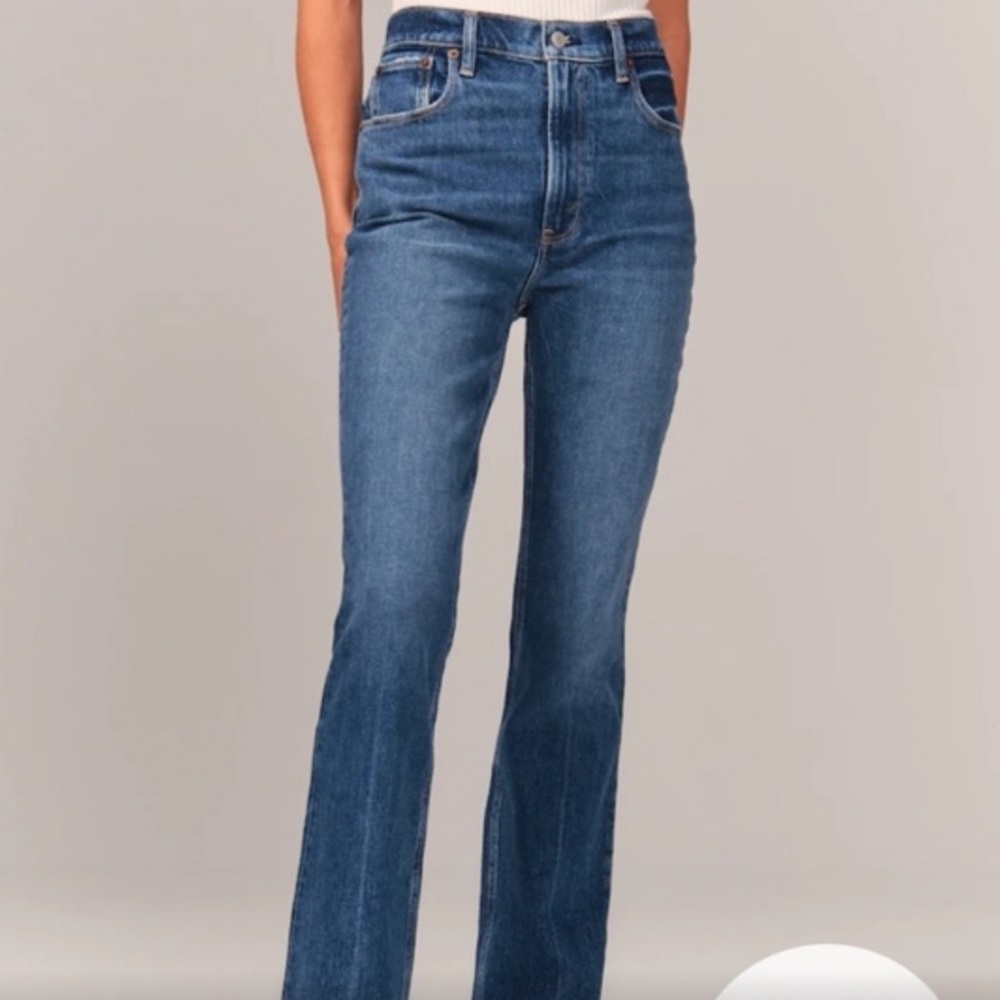Abercrombie 70’s vintage flare ultra high rise jeans